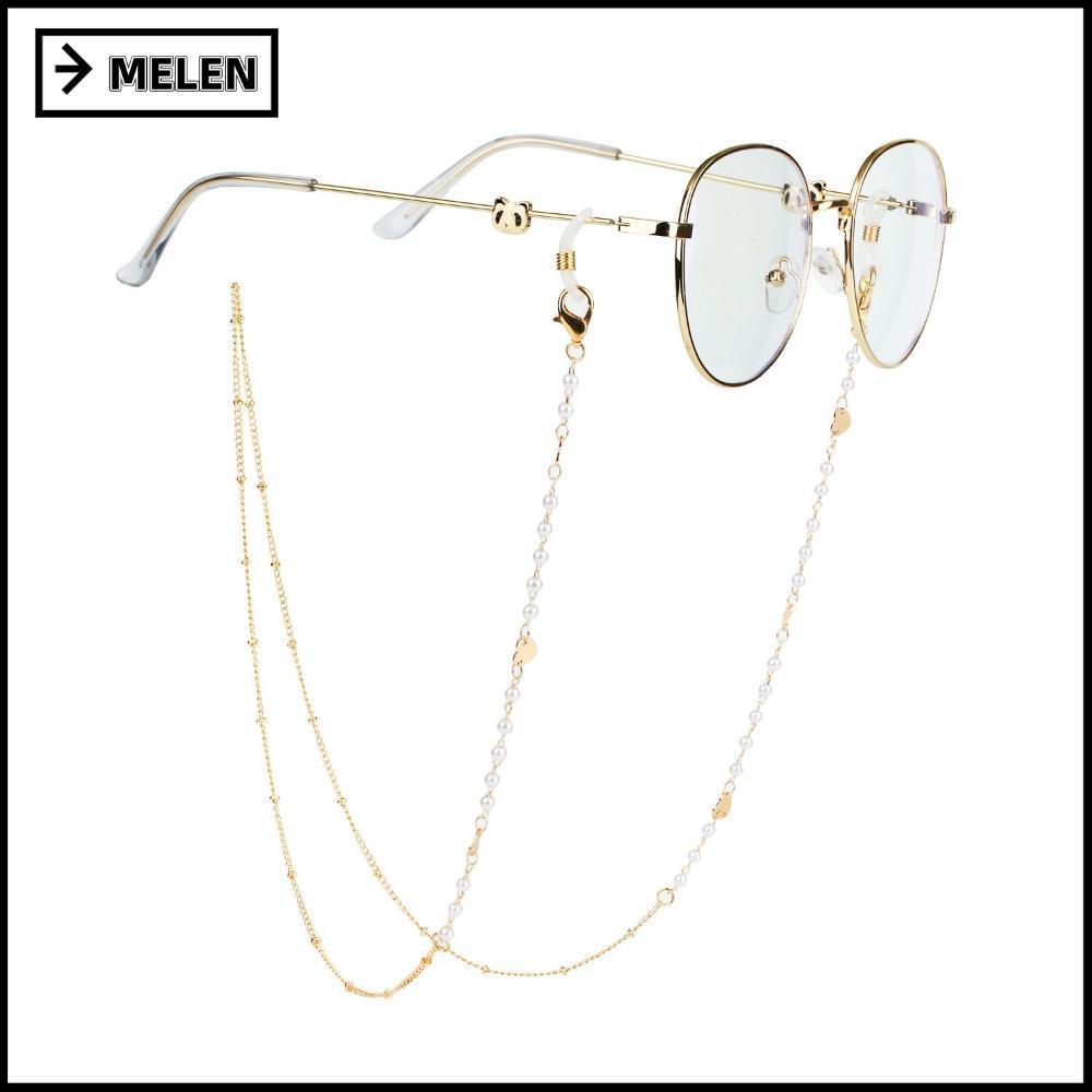 MELEN Chain Pearl Metal Disc Bohemian Fashion Women Holder