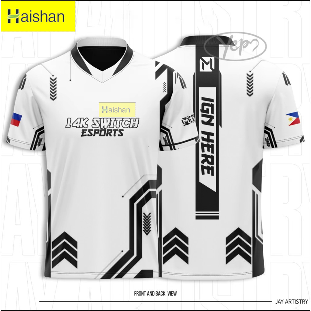 เสื้อ MLBB 8 ตัวสําหรับอีสปอร์ตทีมชายและหญิงของฟิลิปปินส์, เสื้อ MLBB