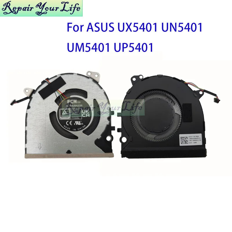 พัดลมระบายความร้อน CPU แล็ปท็อปสําหรับ ASUS Zenbook UX5401 UX5401ZA UM5401QA UN5401RA UP5401EA พัดลม