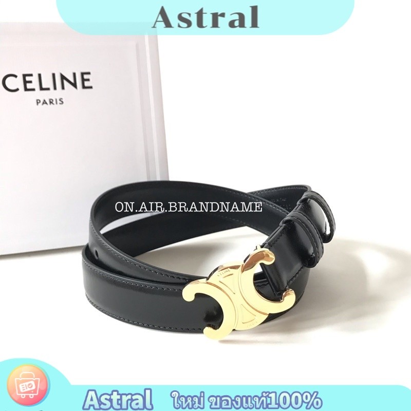 New celine medium triomphe belt 2.5 cm. เข็มขัด สุดฮิต