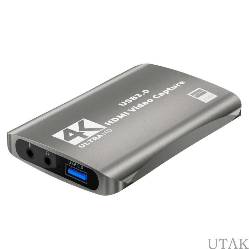 4K Capture Card for Streaming USB 3.0 Video Capture Card 1080P 60FPS Recorders