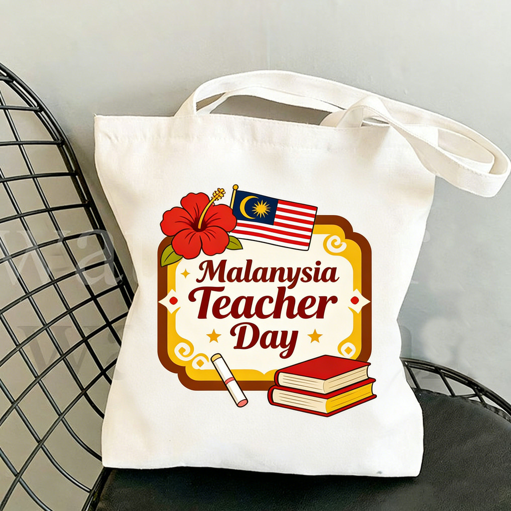 Tote Bag Teachers Day | ดอกไม้รยา & ดัด | ฮาดีอาห์ ซิกกู