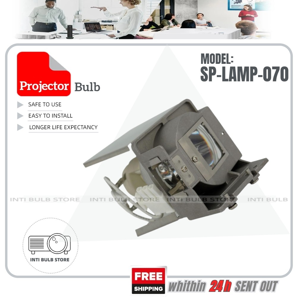 สําหรับ Infocus โปรเจคเตอร์โคมไฟ SP-LAMP-070 IN122 IN124 IN124STa IN126STa IN2124 IN2124a IN2126 IN2