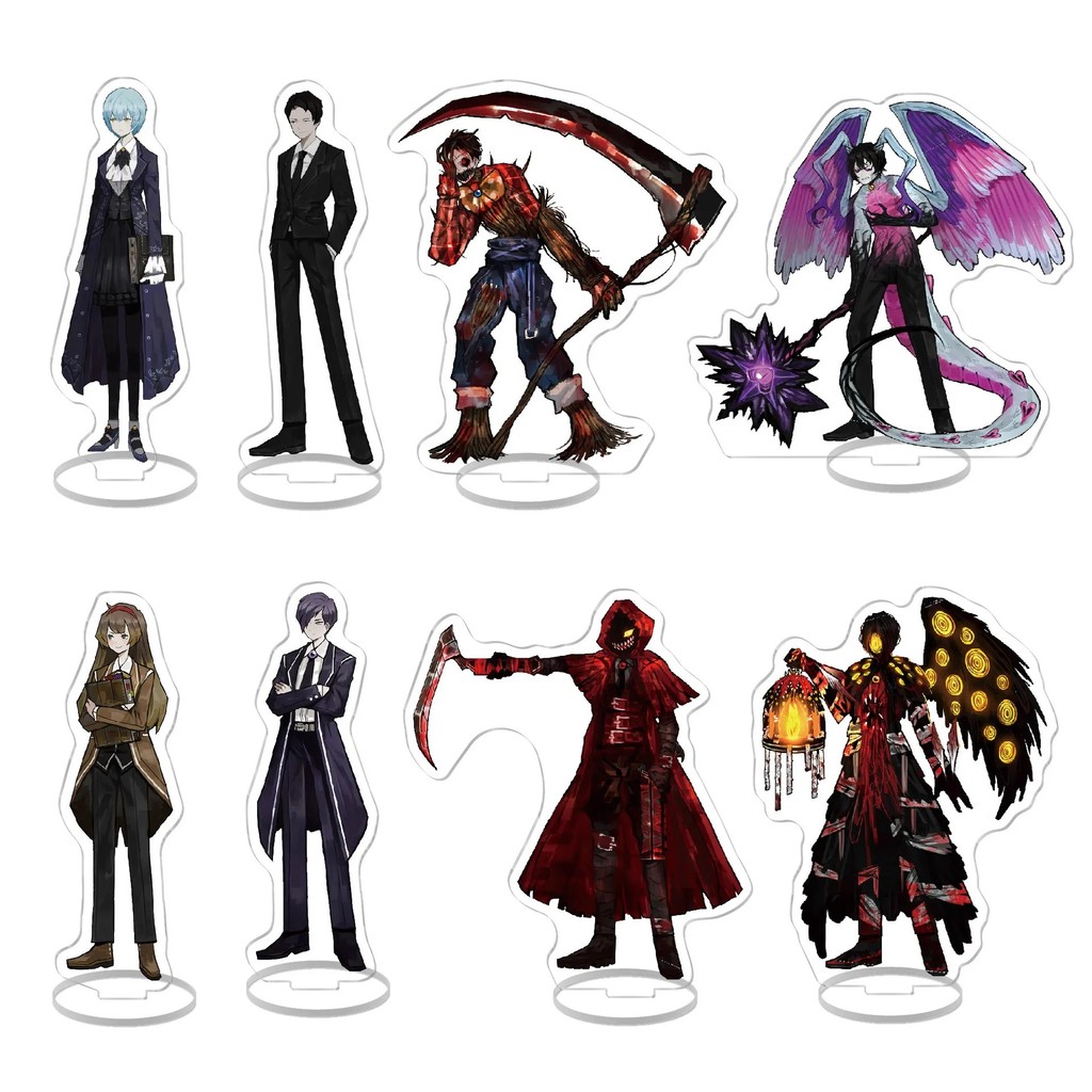 Standee Library Of Ruina micha รุ่นโต๊ะศึกษาตกแต่ง Angela Roland Gebura เกมตัวละครตกแต่งอะนิเมะพัดลม