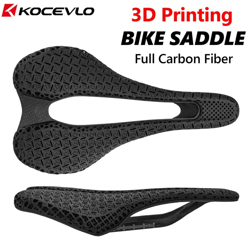 KOCEVLO อานจักรยานคาร์บอน แบบ 3D พิมพ์ เหมาะสำหรับจักรยานเสือภูเขาและจักรยานทางเรียบ