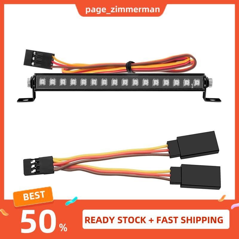 In Stock โลหะ 16 LED 8 โหมดหลังคาแถบแสงหลังคาโคมไฟเปลี่ยนอะไหล่อุปกรณ์เสริมสําหรับ TRX4M TRX4-M 1/18