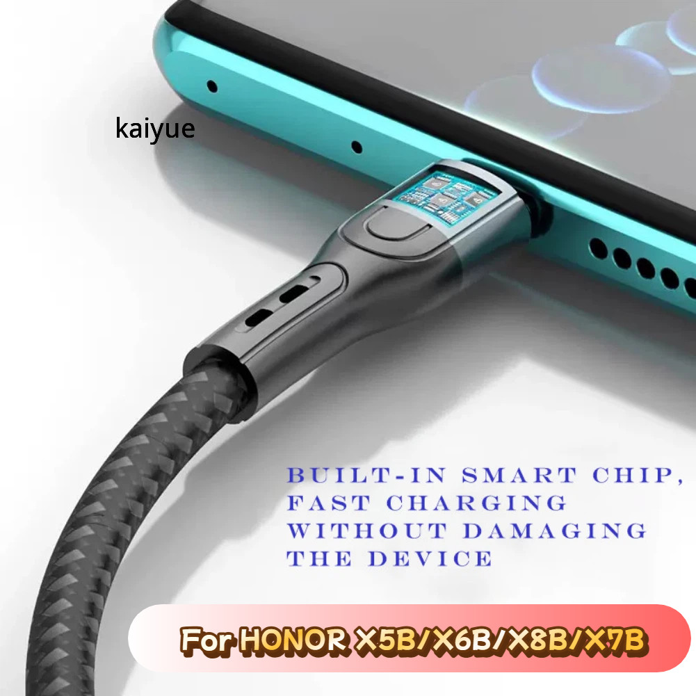 LIKAIYUE 3 in 1 120W Fast Charging 1.2M 6A Micro USB ข้อมูลสายประเภท C สายชาร์จโทรศัพท์ Quick Charge