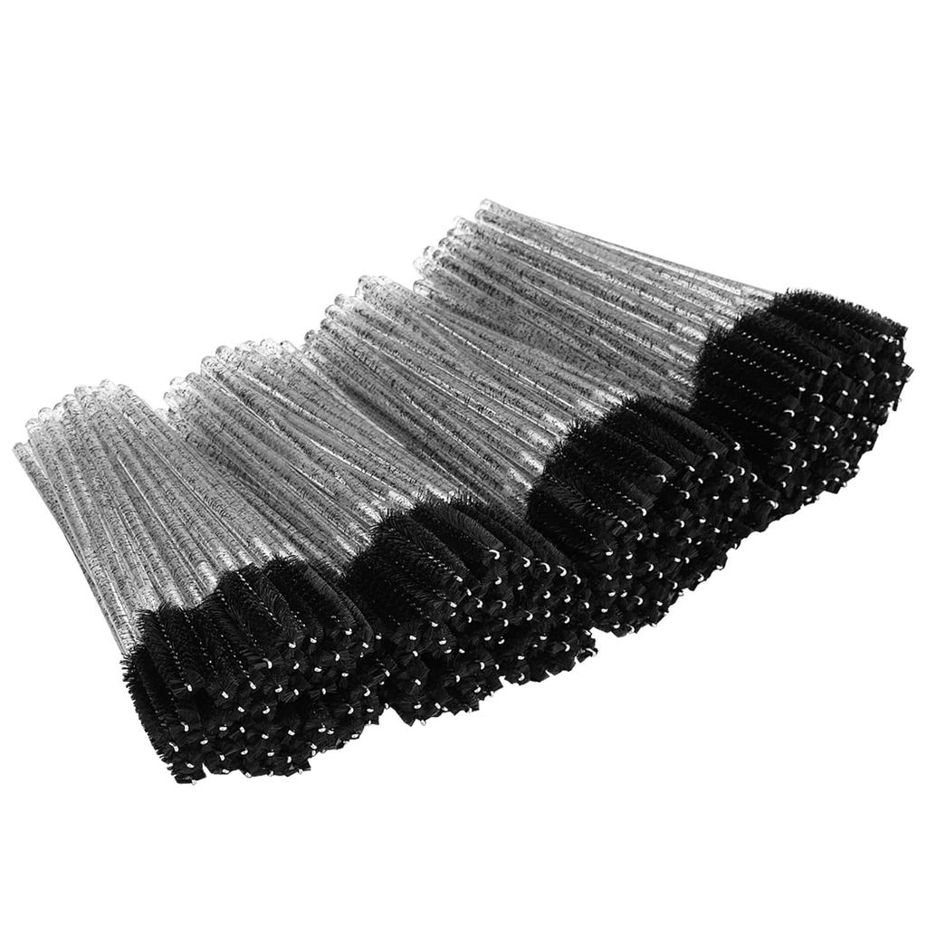 Tifanso 200 ชิ้น Spoolie Eyelash Brush - แปรงมาสคาร่าแบบใช้แล้วทิ้ง Wand สําหรับ Lashes, อุปกรณ์ต่อข