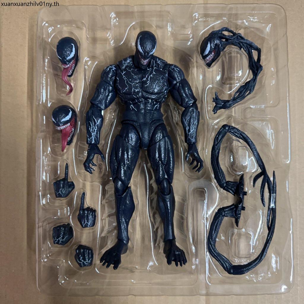 SHF Venom Venom Last Dance Extraordinary Spiderman Venom Joint ของเล่นโมเดลที่สามารถเคลื่อนย้ายได้