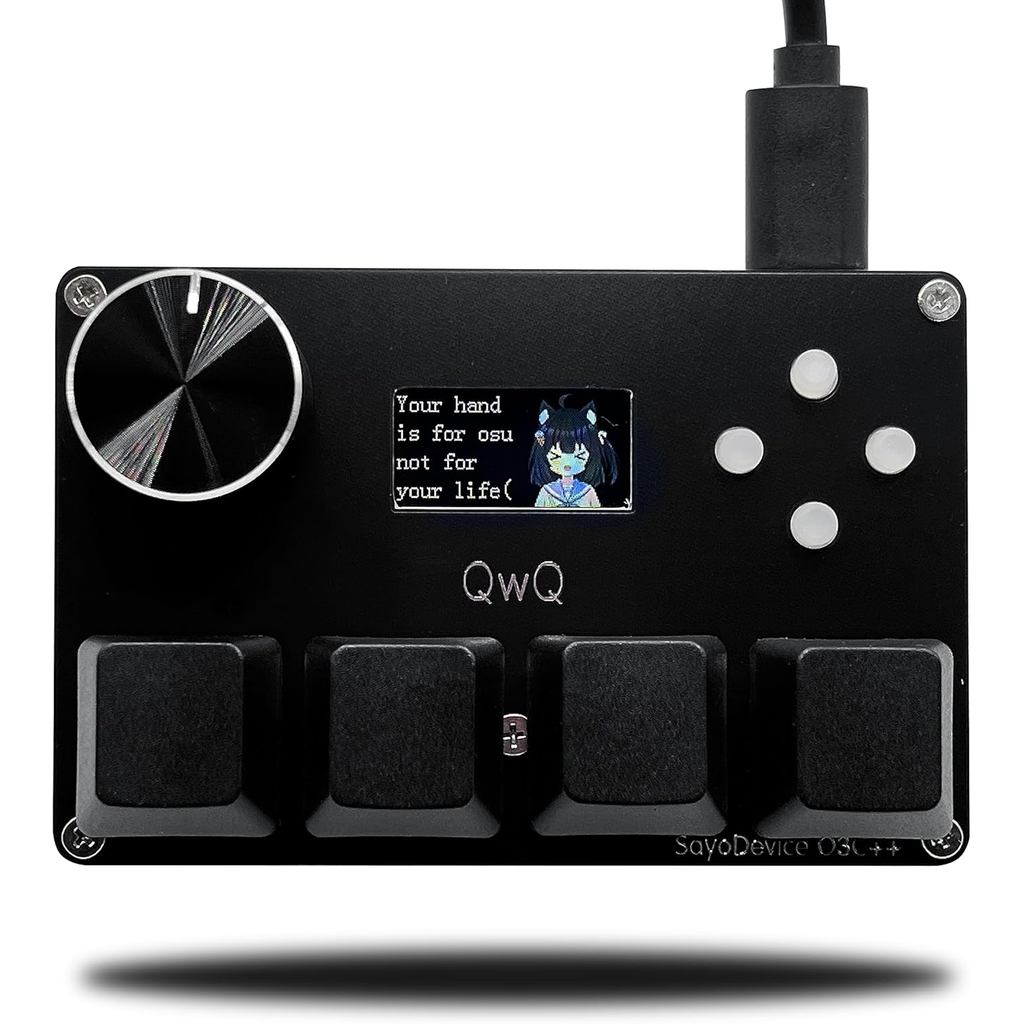 SayoDevice O3C++ OSU คีย์บอร์ด Rapid Trigger Hall Switches Magnetic Linear Switches คีย์บอร์ดพร้อมลู