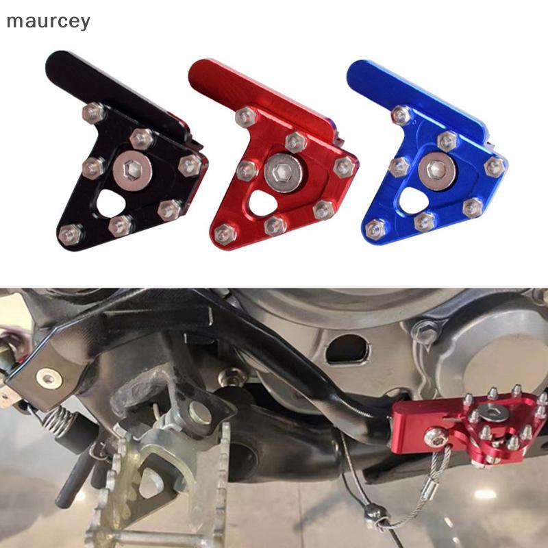 MAU รถจักรยานยนต์ด้านหลังเบรคเหยียบ Lever เท้า Peg Step Tip CNC Universal สําหรับ Dirt-Bike อุปกรณ์เสริม CEY