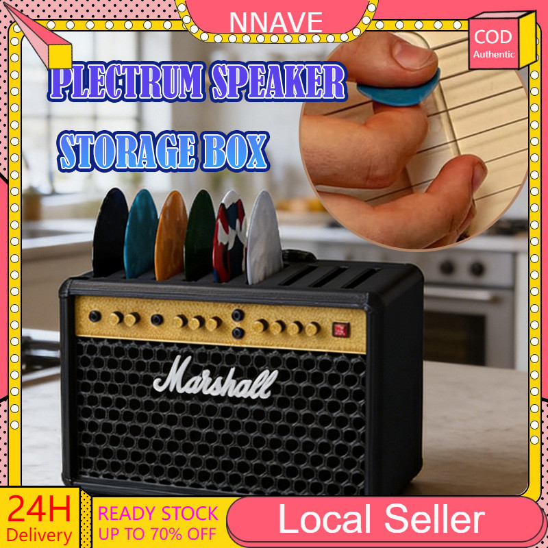 Classic Guitar Picks Holder 3d Amp set Guitar Pick Holder Storage box Gibson VOX 9 Storage Portable 