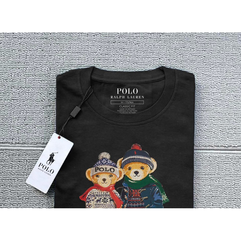 RL มาใหม่ PB PREMIUM QUALITY TSHIRT ผ้าผ้าฝ้ายสําหรับ UNISEX REGULAR FIT