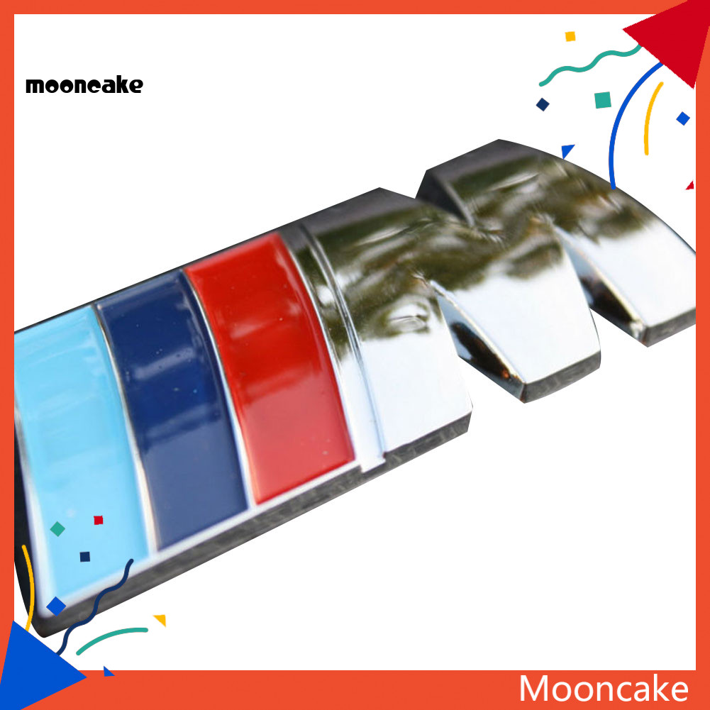 ขนมไหว้พระจันทร์| 3D M โลโก้ชุบป้ายโลหะ Fender Emblem สติกเกอร์รถตกแต่งสําหรับ BMW