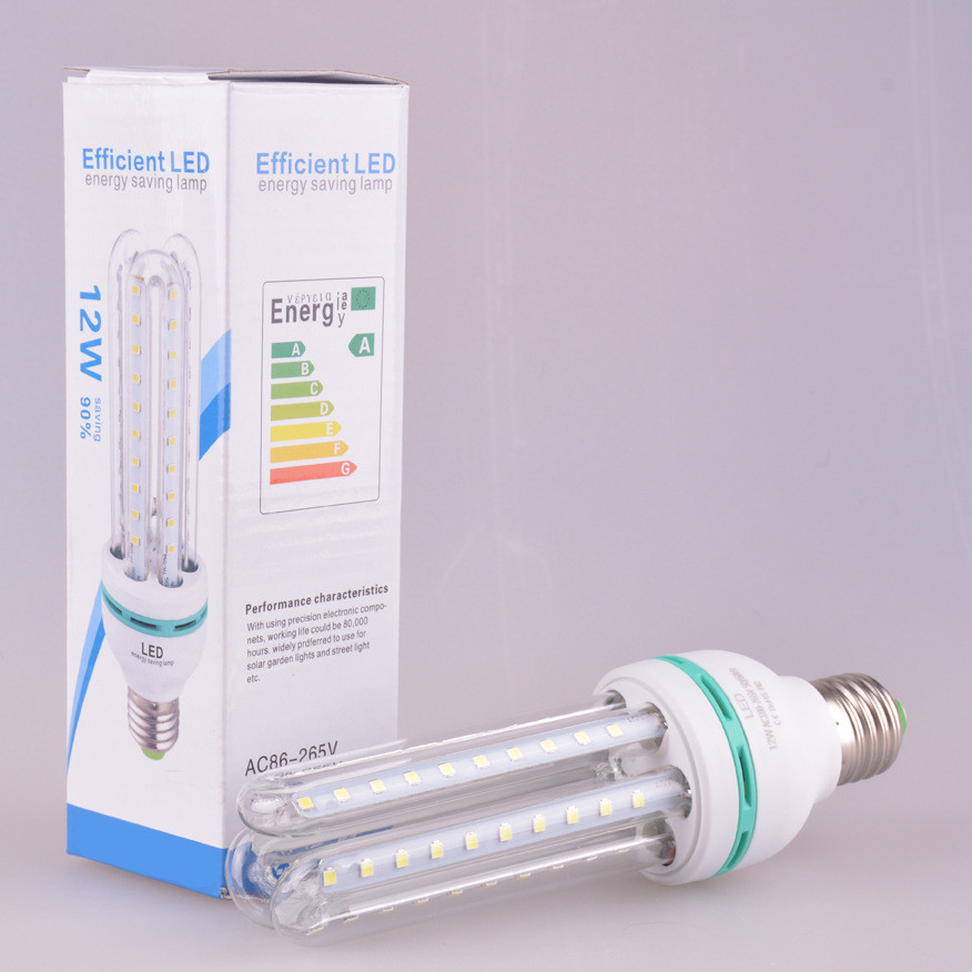 หลอดไฟ Led สกรู 3U ประเภทโคมไฟข้าวโพด E27 แสง 4U ประหยัดพลังงานหลอดไฟหลอดไฟ Super Bright Warm White 
