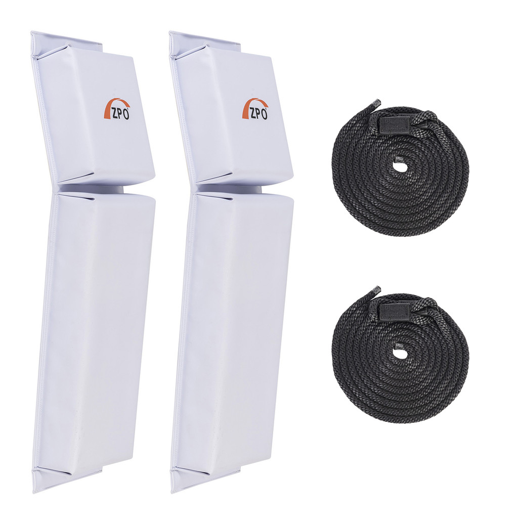 jet ski Boat Fender, Boat Bumpers for Docking, 2 Pack Boat Fenders with 2 Durable Ropes for Jet Ski,