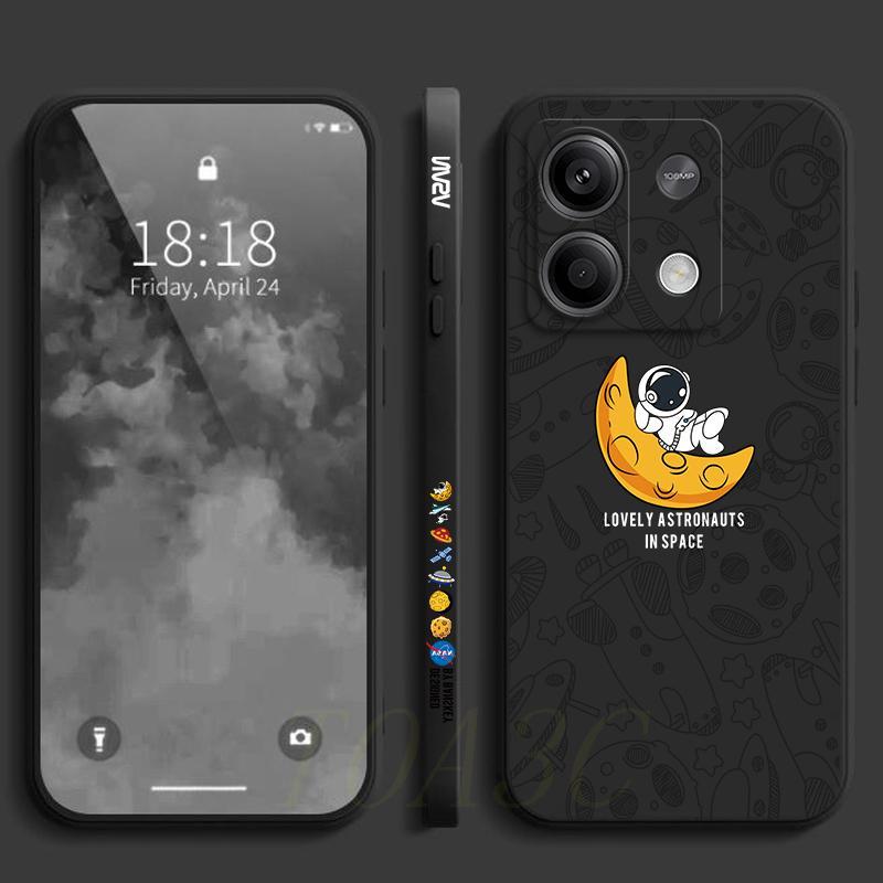 เคส Redmi Note 13 5G / Note13 4G เคสโทรศัพท์ภาพประกอบนักบินอวกาศแบบนิ่มซิลิโคน TKR ราคา ถูกที่สุด ดีลบีเคเค แกลเลอรีภาพที่ 3