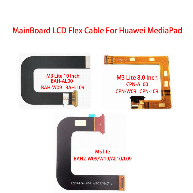 จอแสดงผล LCD Connector เมนบอร์ด Flex สําหรับ Huawei Mediapad M3 M5 Lite P2610 เชื่อมต่อเมนบอร์ด