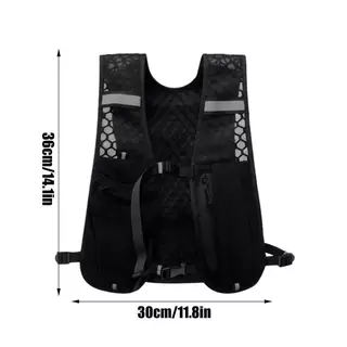 【COD】เสื้อกั๊ก ทำจากไนลอนกันน้ำ น้ำหนักเบาที่มีที่เก็บขวดน้ำและโทรศัพท์ สบายต่อการวิ่งและการปั่นจักรยาน