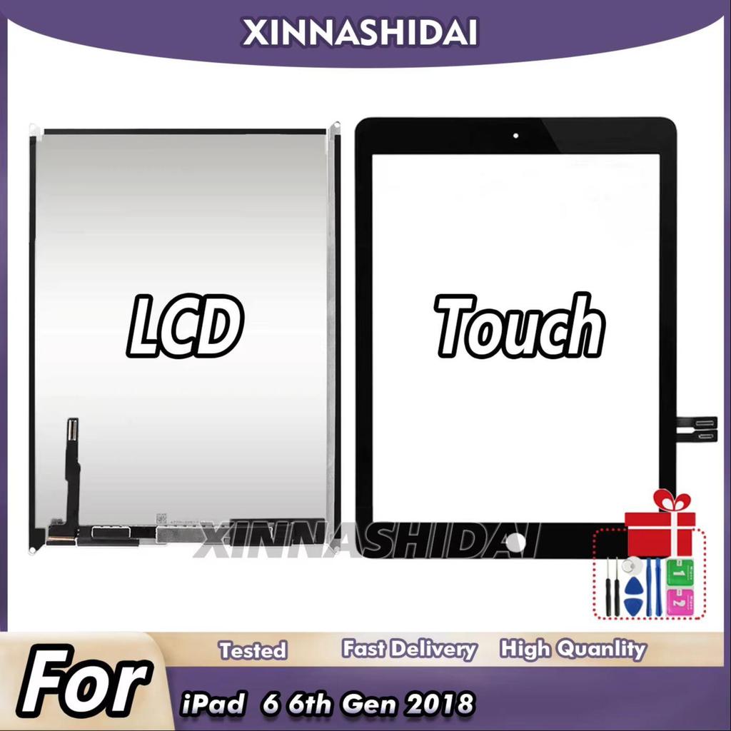 สําหรับ iPad 2018 A1893 A1954 หน้าจอสัมผัสแผง Digitizer จอแสดงผล LCD สําหรับ iPad 6 6th Gen 2018 A18