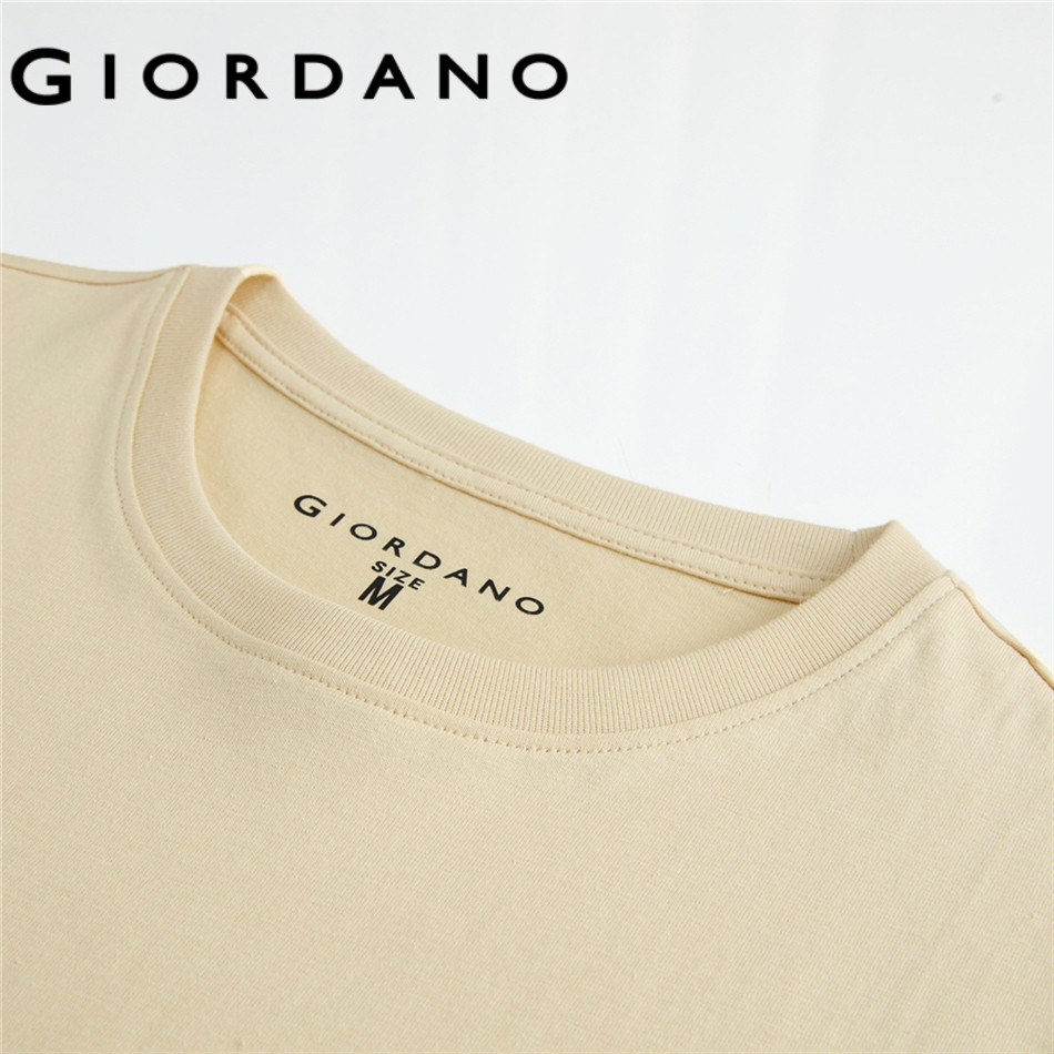 GIORDANO WOMEN 100% Cotton panda embroidery short sleeve tee 13325326 ราคา ถูกที่สุด ดีลบีเคเค แกลเลอรีภาพที่ 4