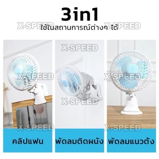 พัดลม ตั้งโต๊ะ พัดลมเสียบปลั๊ก พัดลมแขวน ปรับส่ายได้ ปรับแรงลม 2ระดับ หน้ากว้าง 9.5นิ้ว สินค้ามีพร้อมจัดส่งจากไทย