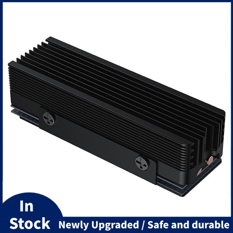 SSD หม้อน้ํา M.2 2280 SSD หม้อน้ําสําหรับ M.2 NVMe 2280 SSD 2 ท่อความร้อน M.2 SSD หม้อน้ําสีดํา