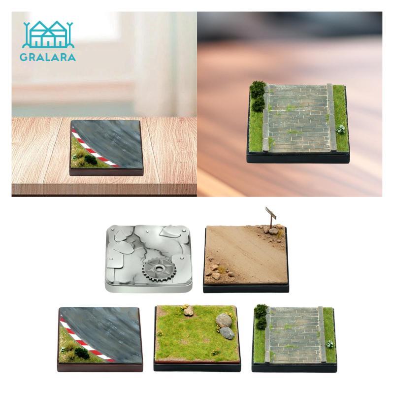 [Gralara] 1/64 Scale Display Base โมเดลDiecast ขาตั้งจอแสดงผล Diorama Base Miniature Scene Base