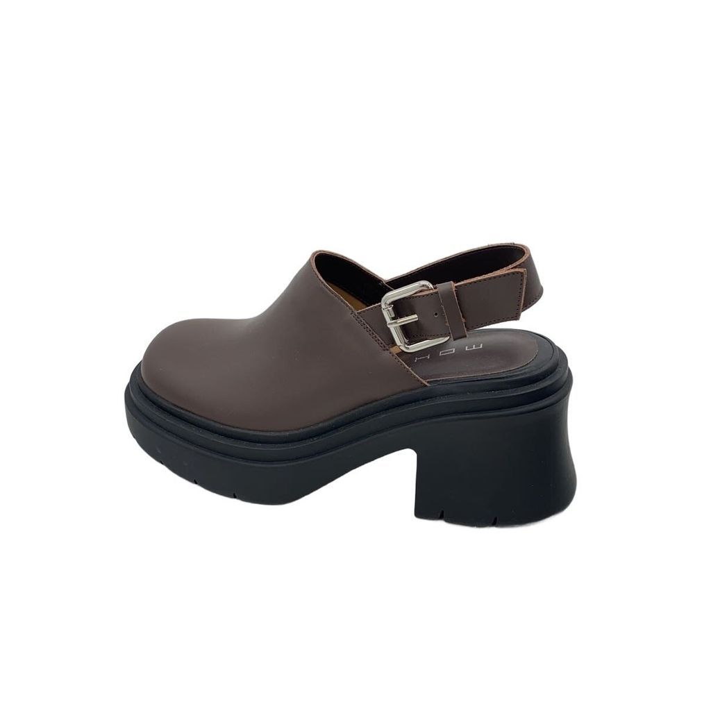 MOHI... Sandals 38 BRW leather Direct from Japan Secondhand