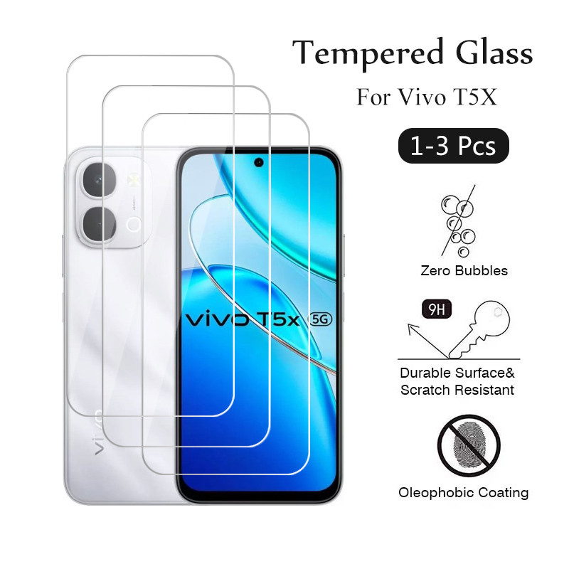 Vivo T5X กระจกนิรภัยสําหรับ Vivo T4 T3 Lite Pro T4X T3X S50 S30 Pro mini S20 Pro S19 S18E ป้องกันการ
