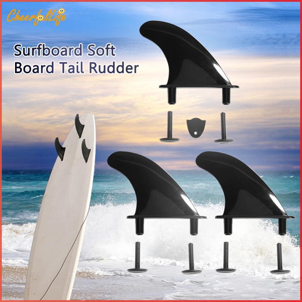 เซ็ทอุปกรณ์เสริม 3 ชิ้นสำหรับกระดานโต้คลื่นและSUP:_surf fin และอุปกรณ์เพิ่มเติม