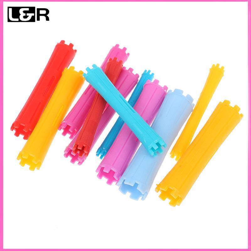 L&R 1 ชุด 1-2.2 ซม. Heatless Hair Care Hair Curler Roller Grip จัดแต่งทรงผม Roller Curlers จัดแต่งทร