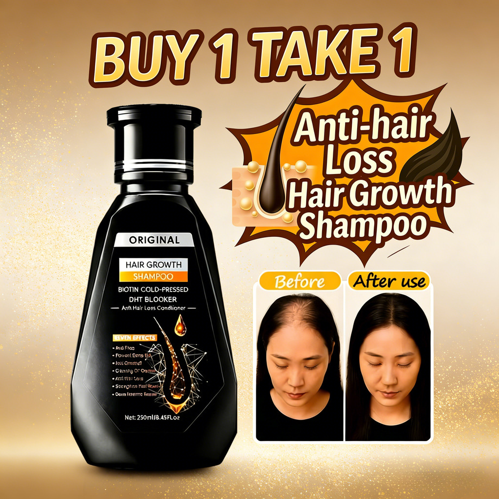 [BUY2TAKE1] 250ml แชมพูไบโอติน DHT Blocker Anti-Hair Loss Hair Growth สําหรับผู้ชายผู้หญิง