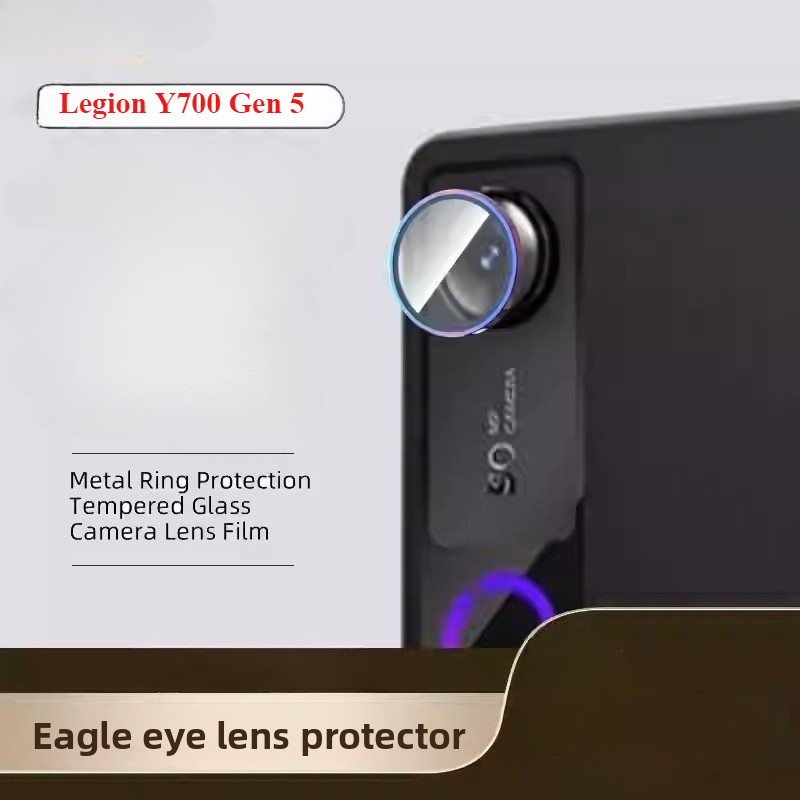 Aluminium Alloy กระจกนิรภัยกล้องเลนส์สําหรับ Lenovo Legion Y700 Gen 5 เลนส์ฟิล์มสําหรับ Legion Y700 