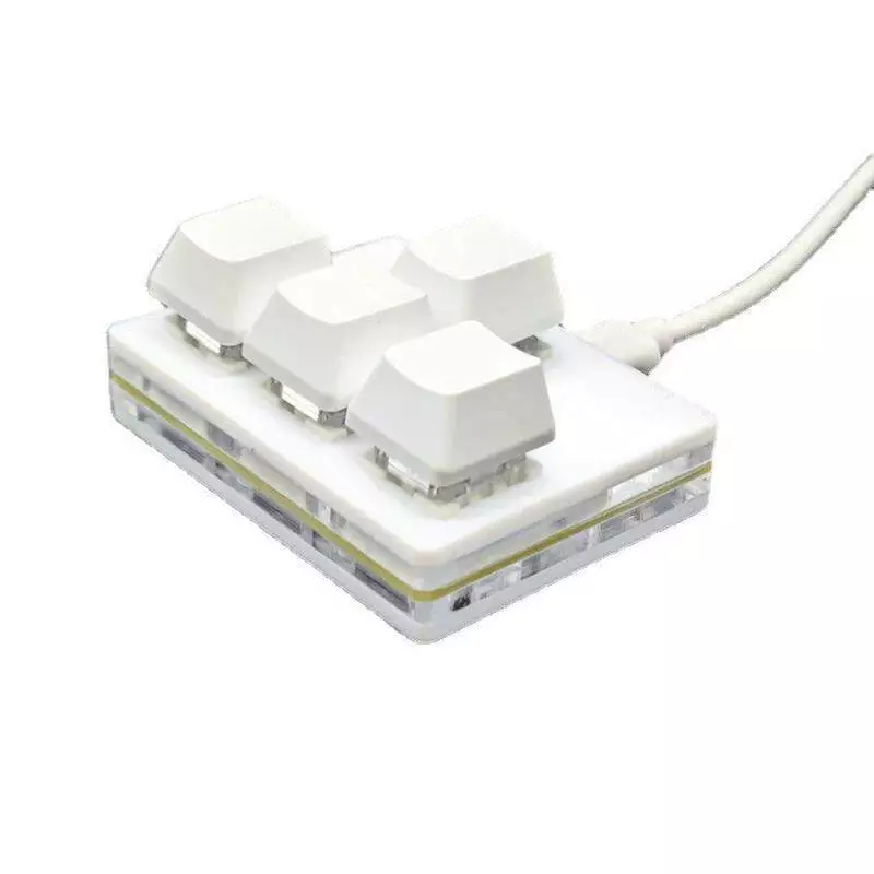 คีย์บอร์ดกลไกขนาดเล็ก 4 คีย์ WASD แบบมีสาย USB แกนสีแดง thumbnail 6