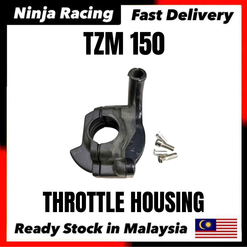 TZM150 TZM 150 THROTTLE HOUSING THROTTLE HOLDER STAY COMPLETE SET THROTTLE GRIP CAP YAMAHA TZM 150 T