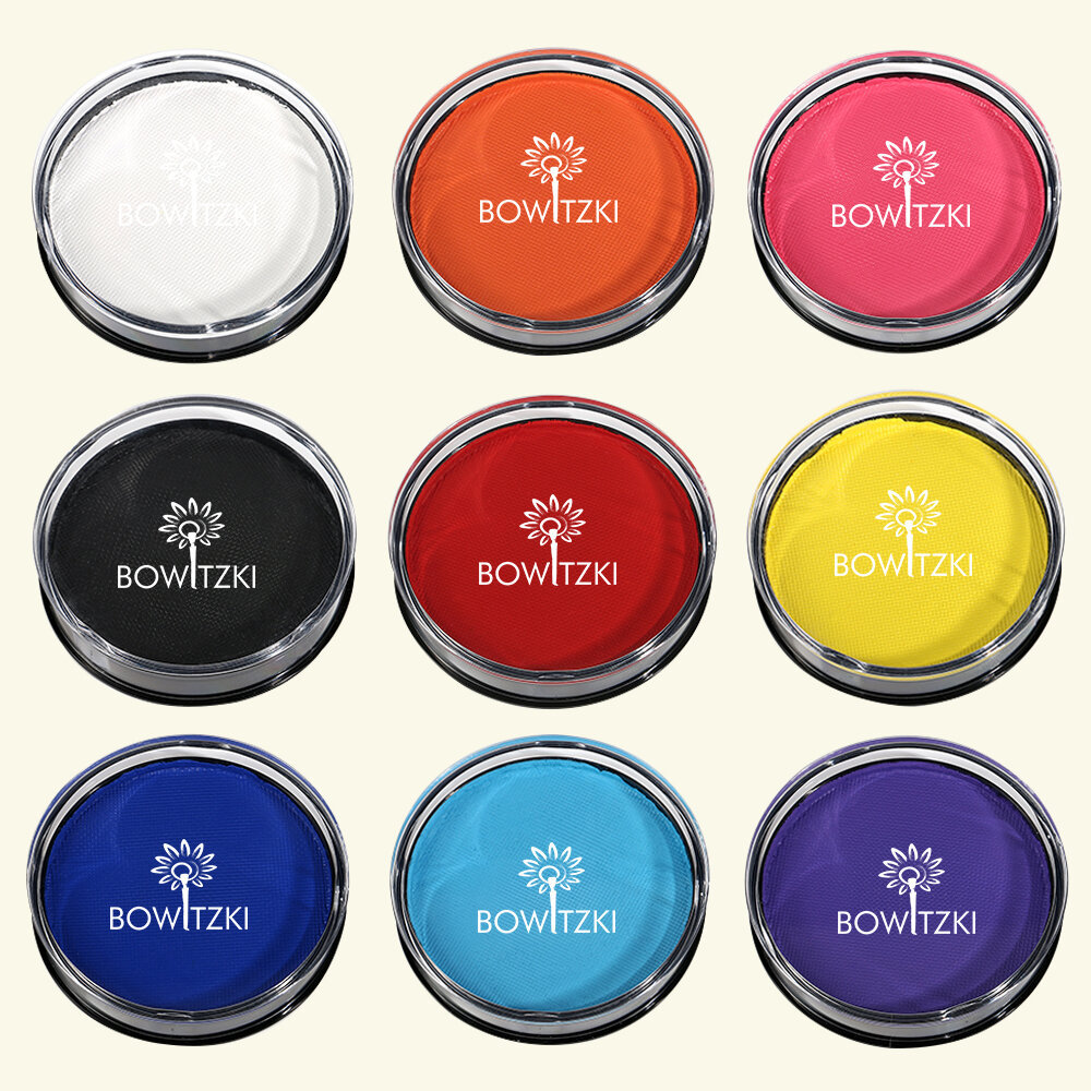 Bowitzki 18g Professional Face Paint Body Paint Water Based Face Paint แต่งหน้าที่ปลอดภัยสําหรับเด็ก