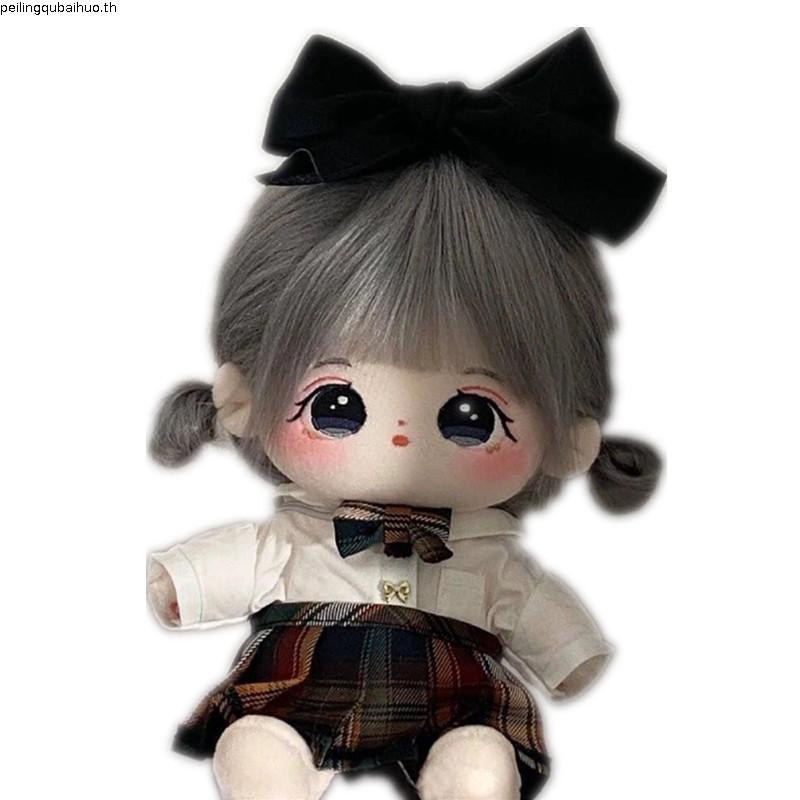 ตุ๊กตาตัวเล็ก 10cm ชุดตุ๊กตา 20cm ตุ๊กตาผ้าฝ้ายตุ๊กตาผ้าพลัฌขนาด20ซม