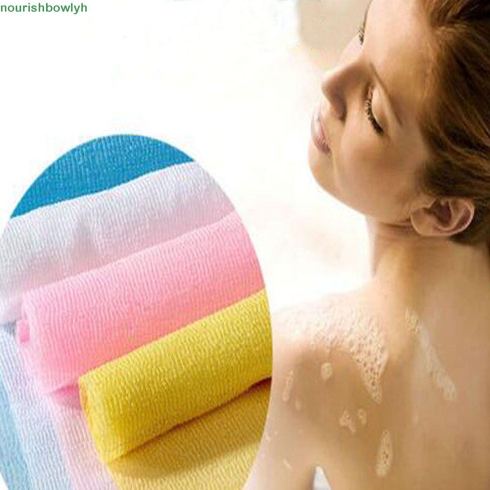 NOURISHBOW Nylon Wash Cloth Towel Soap Body Washing Clean Exfoliate Puff Body Scrubber Towel