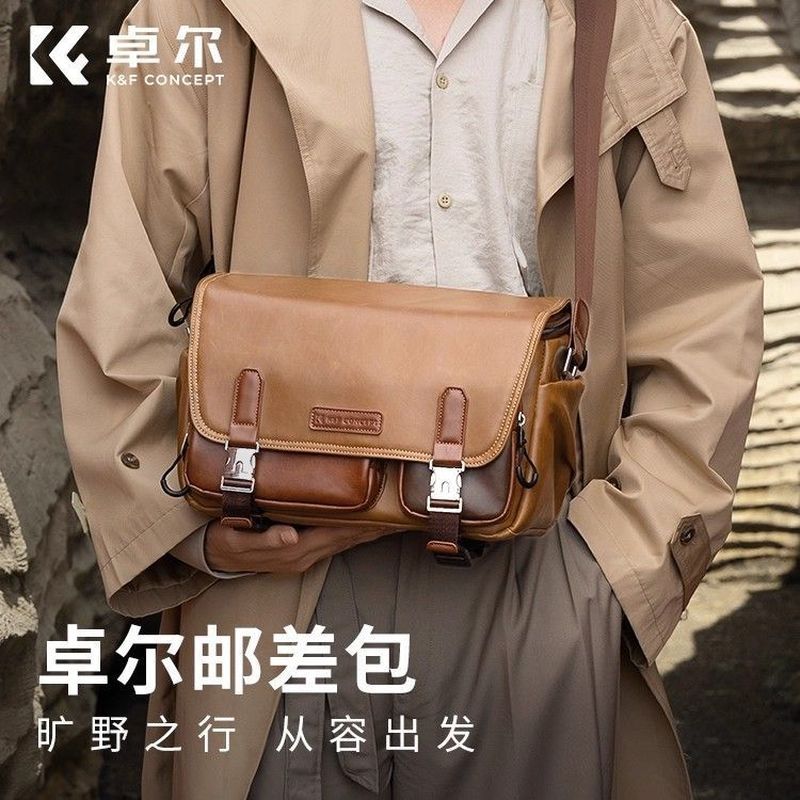 Fuyu City Yilin Store (ส่วนบุคคลอุตสาหกรรมเชิงพาณิชย์) K & F Droll Messenger กระเป๋ากระเป๋ากล้องไหล่