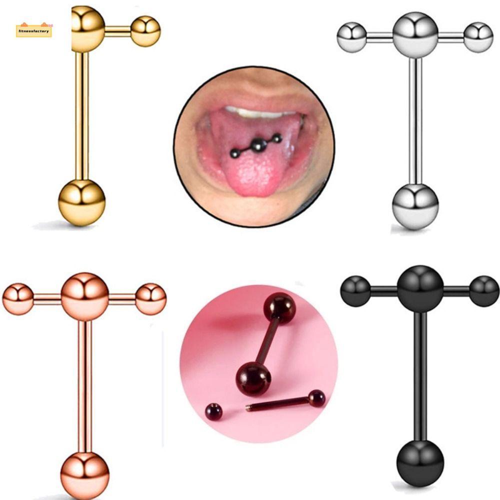 Fitness Factory สร้อยคอสแตนเลสลิ้นเล็บสไตล์พังค์ครีเอทีฟสำหรับผู้หญิง