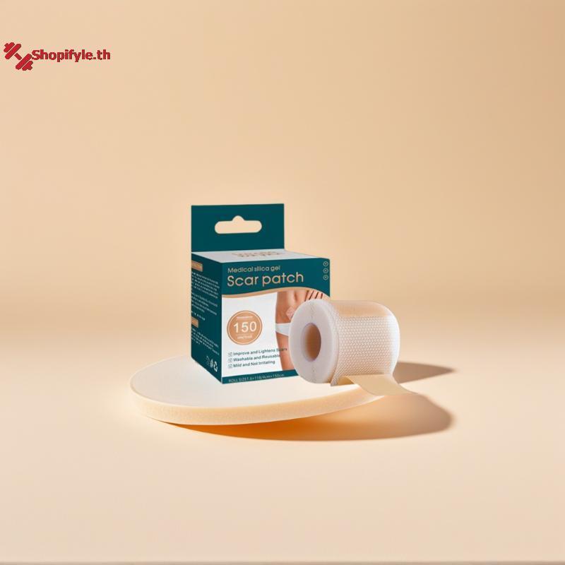 Shopifyle Silicone Gel Scar Sheets - Self-Adhesive Skin Repair Patch for Stretch Marks & Acne th