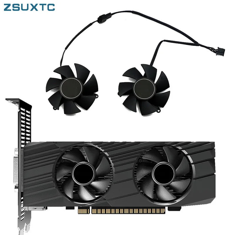 HL FS1250-S2053A 0.19A GPU VGA Video Cooler กราฟิกการ์ดพัดลมสําหรับ Gigabyte GTX 1650 1630 GTX1650 D
