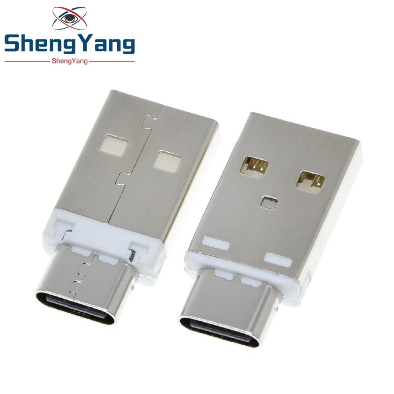 TZT 5A Mini Converter TYPE A ชาย USB ถึง TYPE-C หญิง USB 3.1 ปลั๊กเชื่อมต่อความเข้ากันได้ QC4.0 QC3.