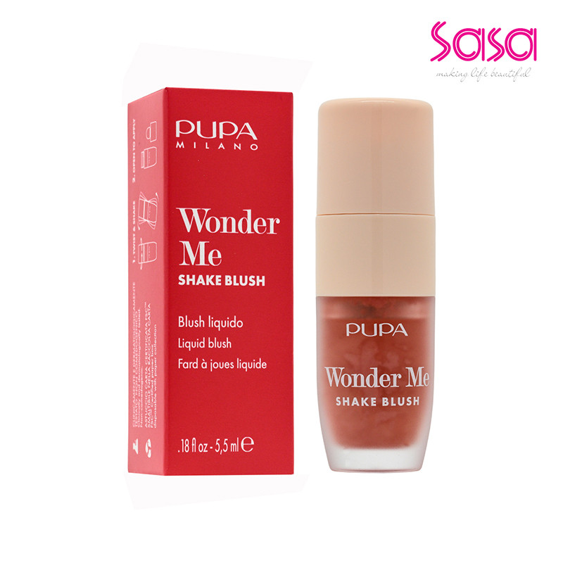 Pupa Wonder Me Shake Blush (01 Cosmopolitan Kiss)  (5.5ml)
