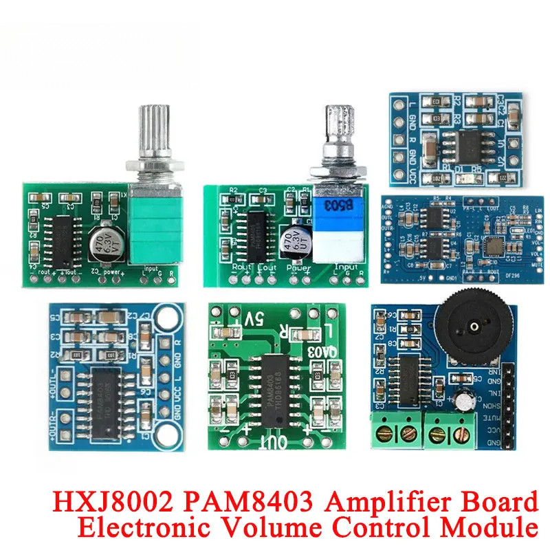1-2 ชิ้น PAM8403 เครื่องขยายเสียงโมดูล Mini 2.5 โวลต์ถึง 5 โวลต์ 2x3 วัตต์ดิจิตอลเสียง Class D 2 ช่อ