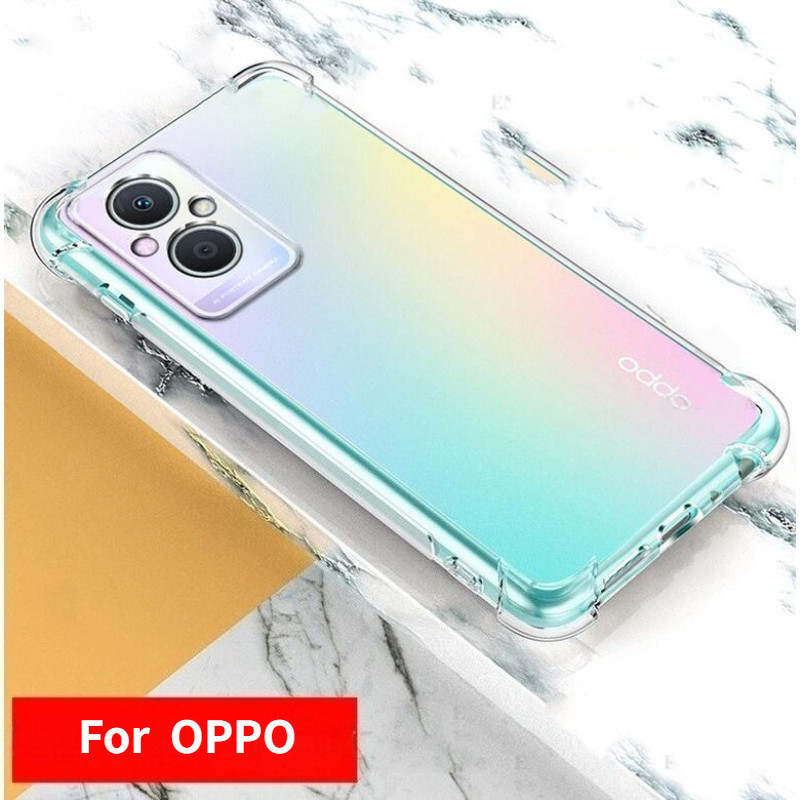 โปร่งใสซิลิโคนกันกระแทกเคสโทรศัพท์สําหรับ OPPO A6 Pro A5 A3 A2 A1 A5X A6X Pro A18 A38 A54 A55 A57 A5