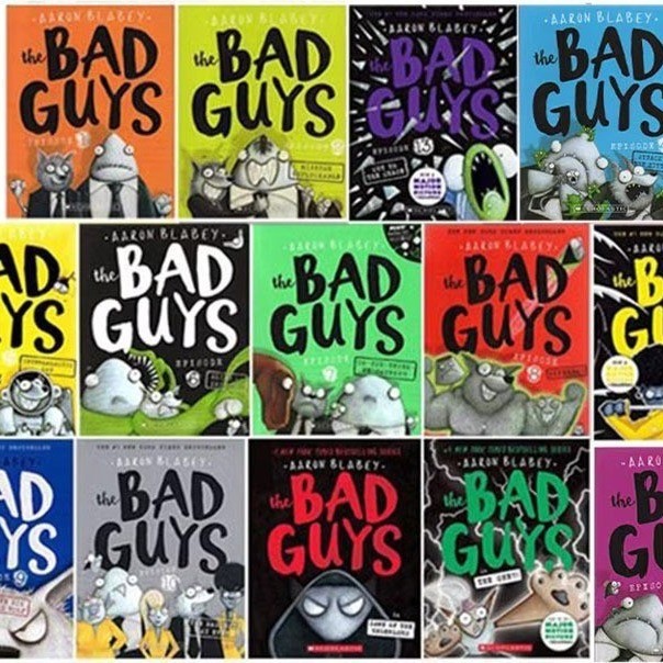 Badepisode League 14 เล่ม Bad Guy I หนุ่มๆ นวนิยาย การ์ตูนภาษาอังกฤษ Bad Guy O32K