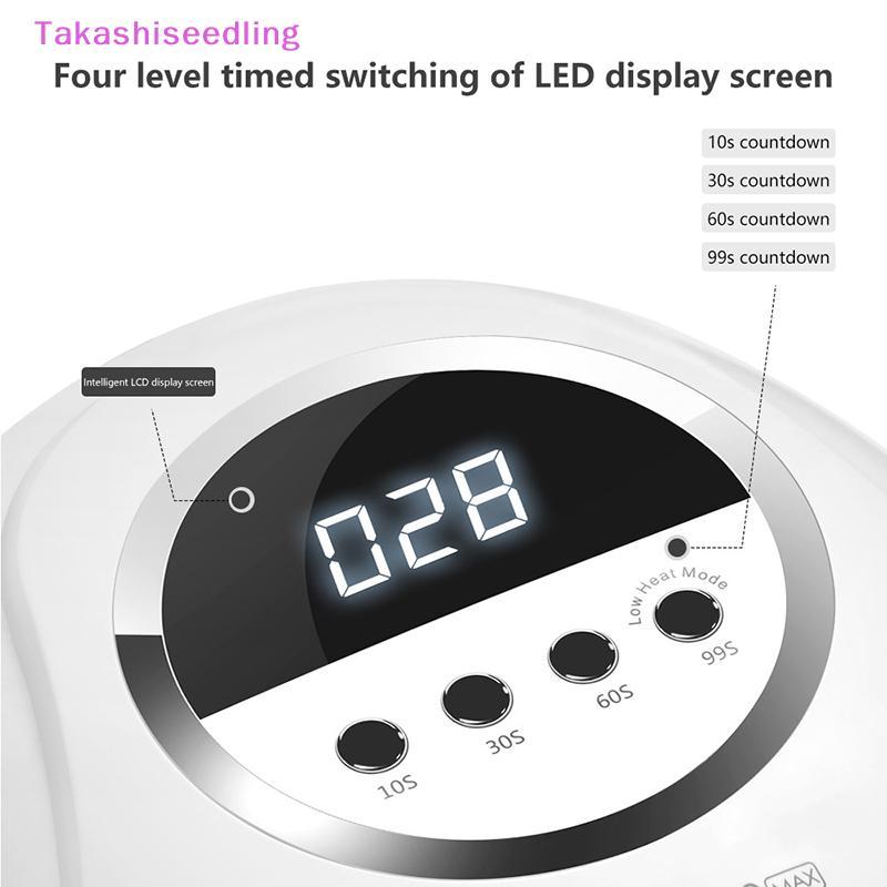 (Takashiseedling) 320W LED UV Lamp Dryer For Nails Gel Polish Drying Lamp 4 Timer Setting Auto Senso