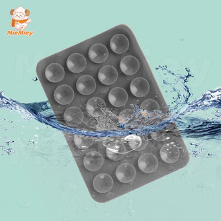 แผ่นซิลิโคนดูดมือถือ 2 ด้าน ใช้ซ้ำได้ ไม่ต้องใช้กาว Silicone Suction Pad สำหรับยึดโทรศัพท์ (แพ็ก 80 ชิ้น)